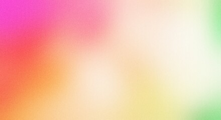White pink orange green , template empty space , grainy noise grungy texture color gradient rough abstract background shine bright light and glow