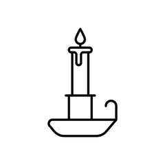 Candle Holder  vector icon