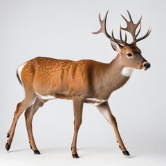 Deer isolated on a white background