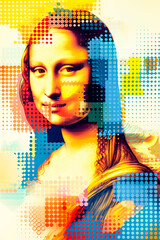  Mona Lisa als Collage 