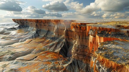 Investigate Earth's geological formations - obrazy, fototapety, plakaty