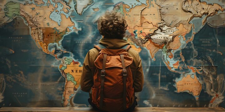 A Student Exploring New Cultures and Expanding Their Worldview During Study Abroad Program