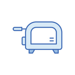 Fototapeta premium Toaster vector icon
