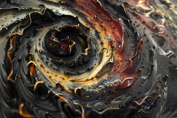 A mesmerizing mix of swirling patterns