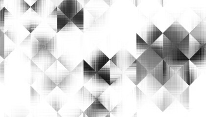 Modern abstract transparent background texture with layers of black and gray transparent material in triangle diamond and squares shapes in - 779784391