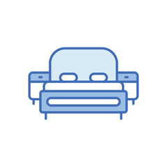 Bed vector icon