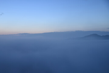Sea of clouds in early morning