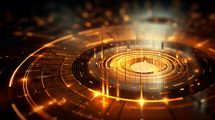 abstract background with glowing stars, space and space