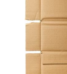Recycle cardboard box surface texture background - 779789974