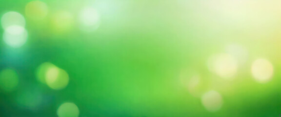 Obraz premium abstract green bokeh background