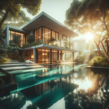 Ein Swimmingpool 