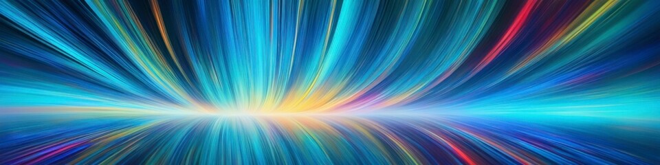 Naklejka premium Bright abstract background gradient waves with holographic effect. Background for social media banner, website and for your design, space for text. 