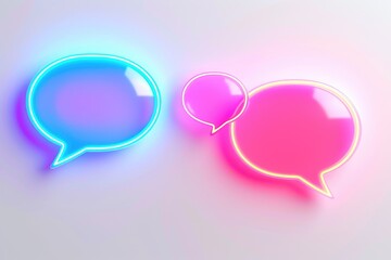 Speech Bubble in 3D: Minimalistic Design