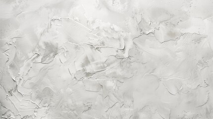 Abstract white textured background with plaster or paint strokes.