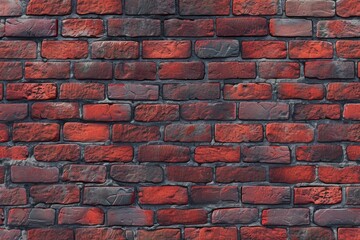 Rustic English Brickwork Background, Aged and Textured