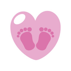 baby shower footprints