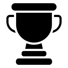 Trophy glyph icon