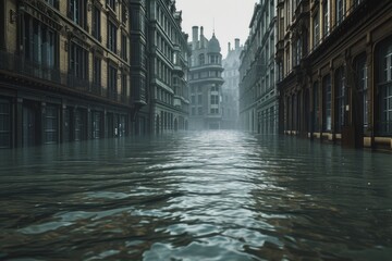 Inundated Metropolis: A City Underwater