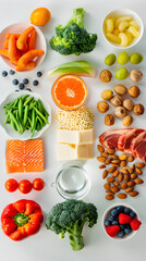 Nutritional Harmony: A Comprehensive MZ Dietary Plan Display