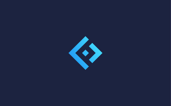 letter f with code logo icon design vector design template inspiration