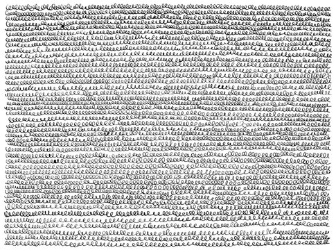scribbles doodles hand-drawn texture pettern black ink