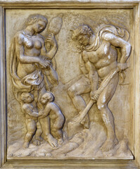 Adam & Eve after Banishment - Scenes of the Old Testament
