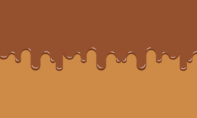 Melted flowing. Dripping paint, Yogurt or Milk flowing down. sweet chocolate.