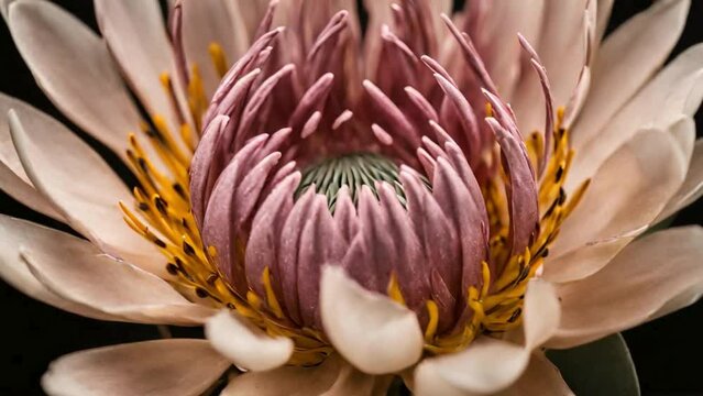 Nature&rsquo;s Crown: The Detailed Beauty of King Protea Flowers