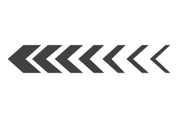 Dynamic moving arrow symbol