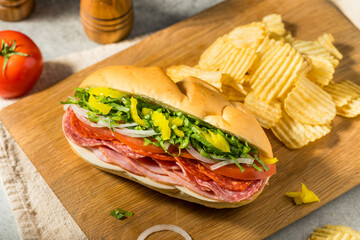Homemade Italian Sub Sandwich - 779822711