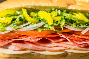 Homemade Italian Sub Sandwich - 779822723