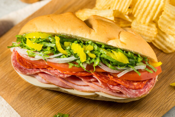 Homemade Italian Sub Sandwich - 779822791