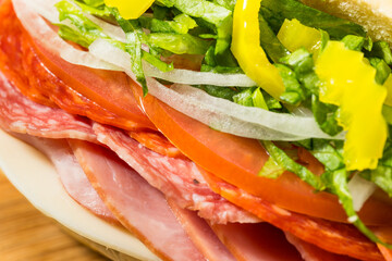 Homemade Italian Sub Sandwich - 779822964