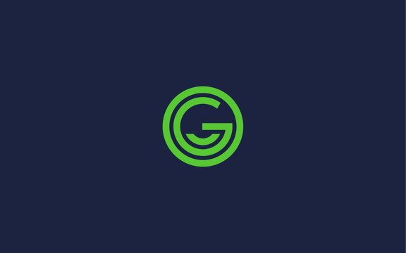 letter og with smile logo icon design vector design template inspiration