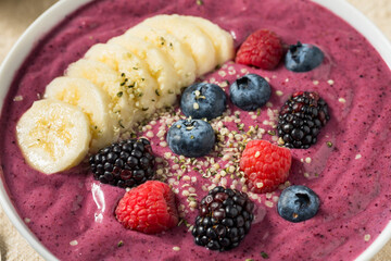 Homemade Healthy Berry Smoothie Bowl - 779824153