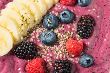 Homemade Healthy Berry Smoothie Bowl - 779824336