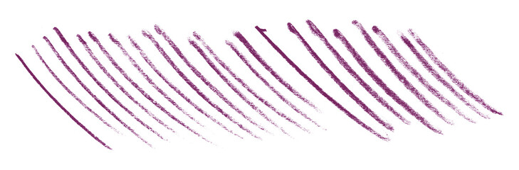 dark purple pencil strokes isolated on transparent background