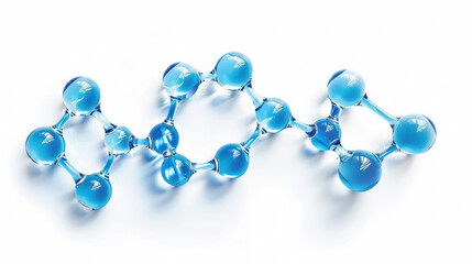atomic structure of a molecule on a white background, hyaluronic acid, science, micro, chemistry, substance, lattice, nano, formation, nucleus, connection, illustration, abstract pattern, ornament