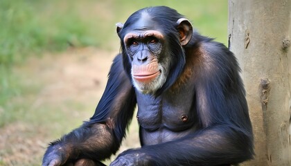 A-Wise-Old-Chimpanzee-Imparting-His-Wisdom-To-The-Upscaled_60