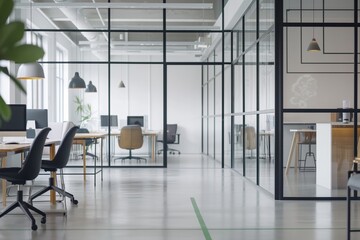 A modern, minimalist office space, ideal for articles on business, startups, and contemporary work environments.