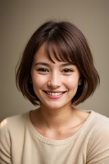 Fototapeta premium a happy smiling portrait of a young woman