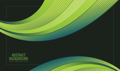 vector abstract green background design