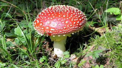 Obraz premium a fly agaric , mushroom