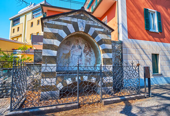 Arca di Giovanni Orelli on Piazza San Francesco, Locarno, Switzerland