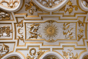Baroque church ceiling
