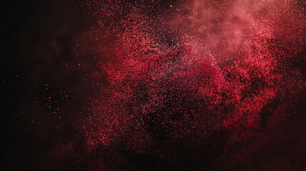 Fototapeta premium red abstract background, dark black background