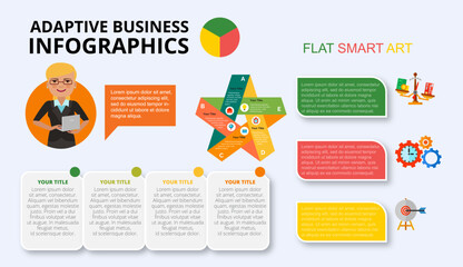 Swot analysis infographic slide template