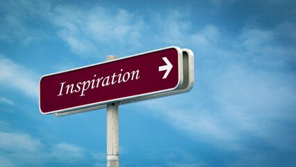 Signposts the direct way to Inspiration - 779854794