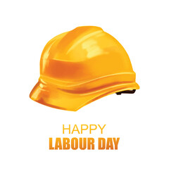 Happy labour day poster card design