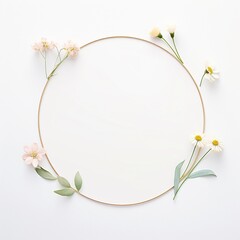 Minimalist watercolor, flowers, pastel, leaving 8sided frame clear isolated background, pastel, object, commercial